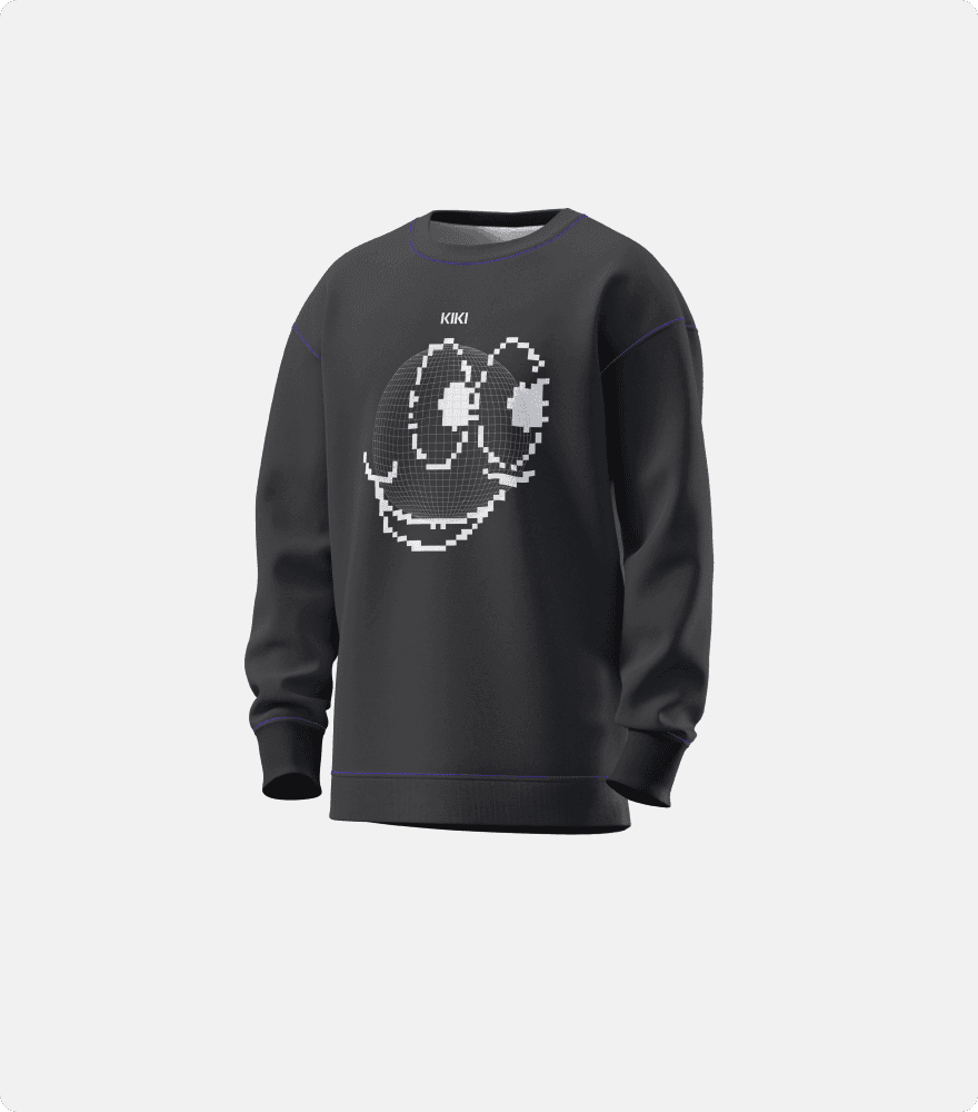 Smiley Black Jumper